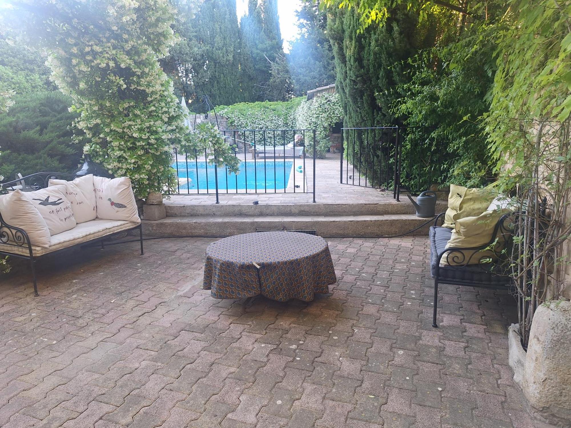 La Cartagene - Chambre Double Calvisson Dış mekan fotoğraf